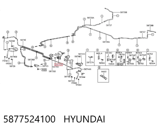  5877524100 Hyundai/Kia