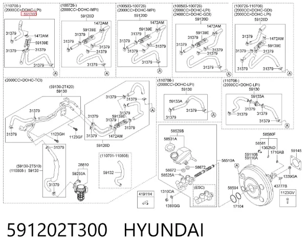  591202T300 Hyundai/Kia