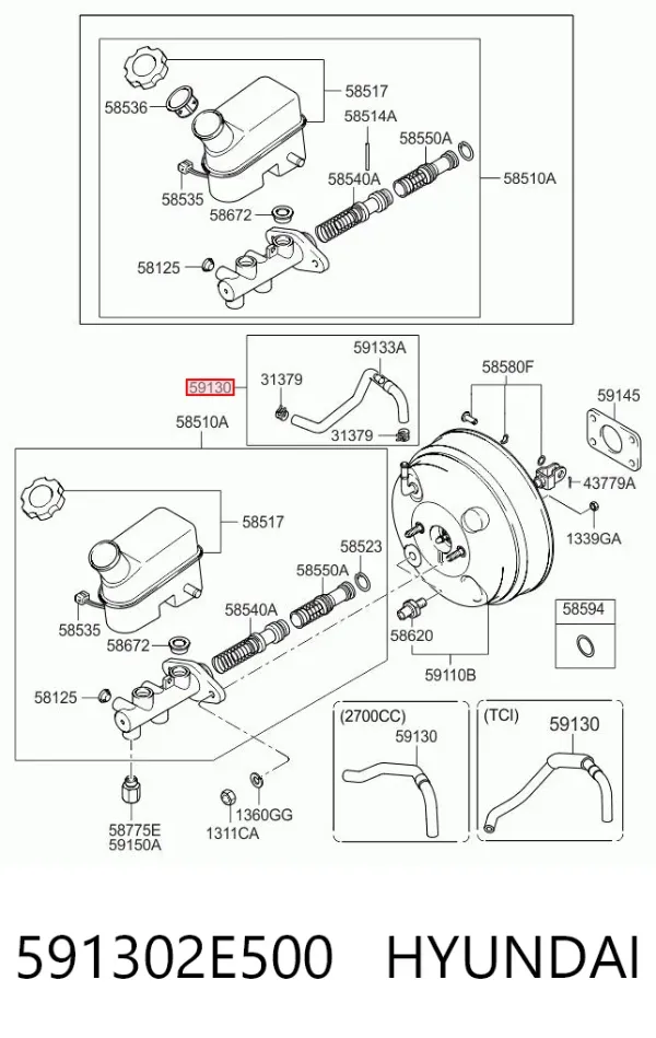  591302E500 Hyundai/Kia