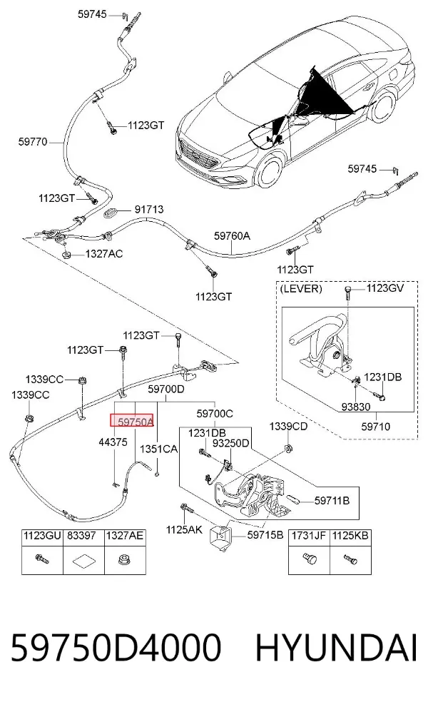  59750D4000 Hyundai/Kia