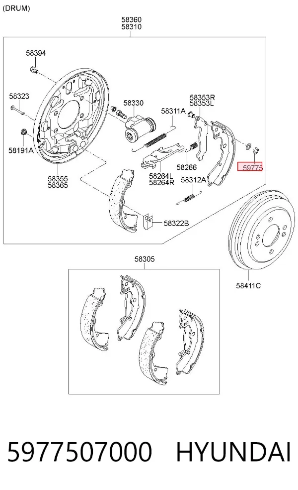  5977507000 Hyundai/Kia