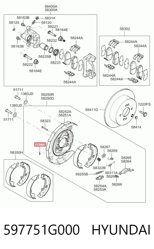  597751G000 Hyundai/Kia