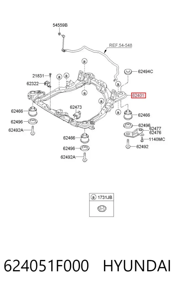 Подрамник передний Q3760783 Q-fix