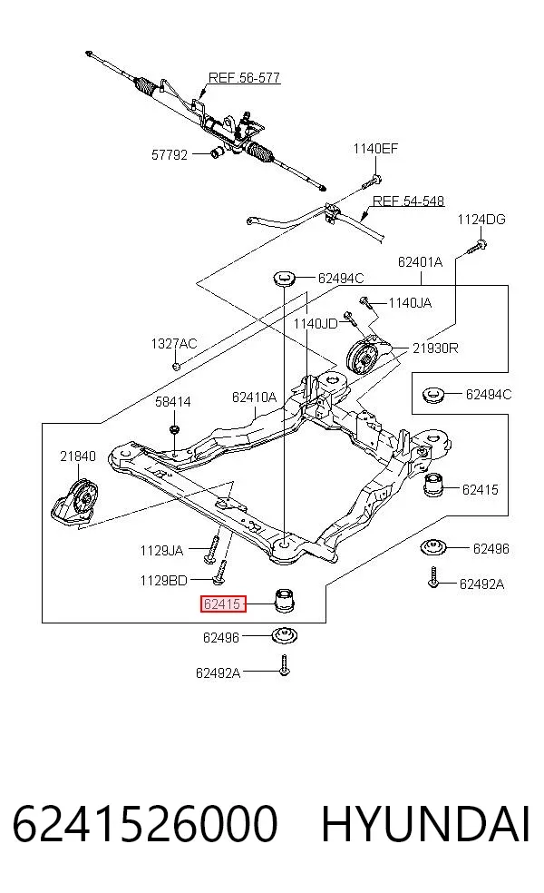 Сайлентблок 6241526000 Hyundai/Kia