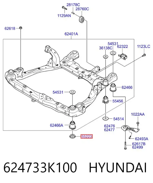  624733K100 Hyundai/Kia