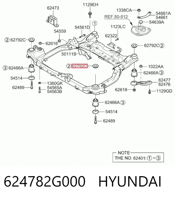  624782G000 Hyundai/Kia
