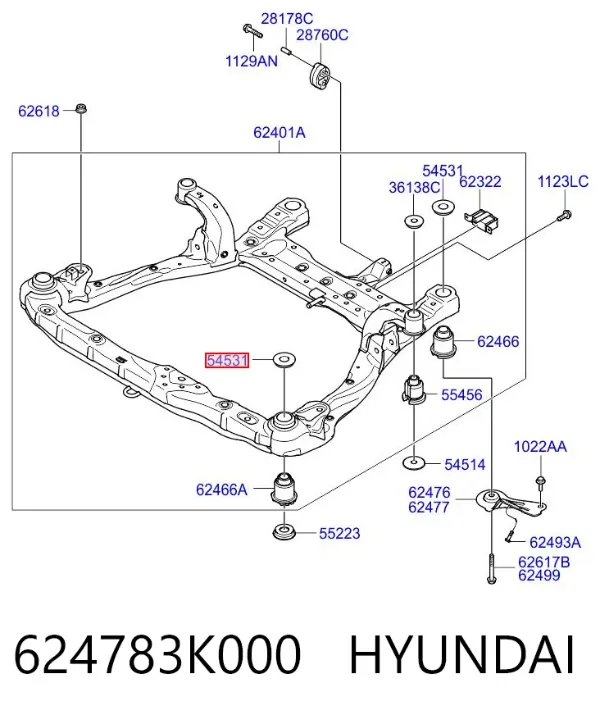  624783K000 Hyundai/Kia