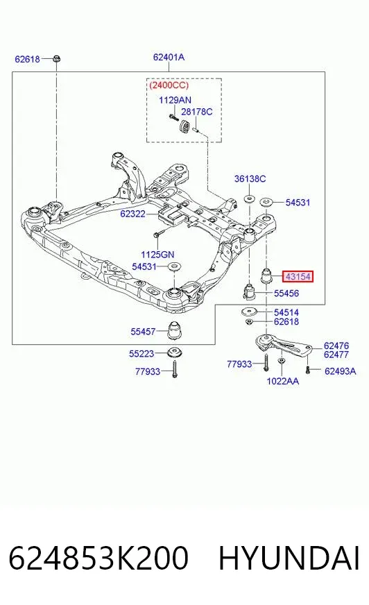 624853K200 Hyundai/Kia