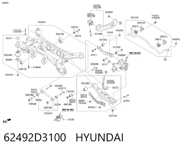  62492D3100 Hyundai/Kia