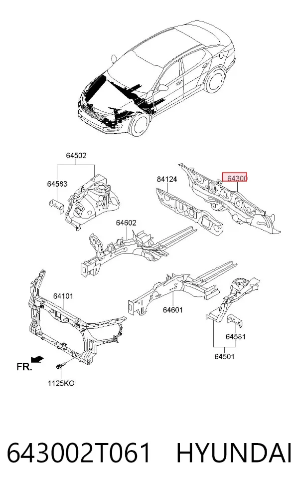  643002T061 Hyundai/Kia
