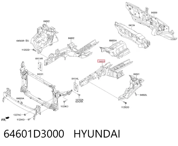  64601D3000 Hyundai/Kia