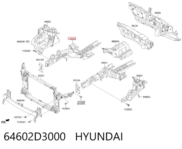  64602D3000 Hyundai/Kia