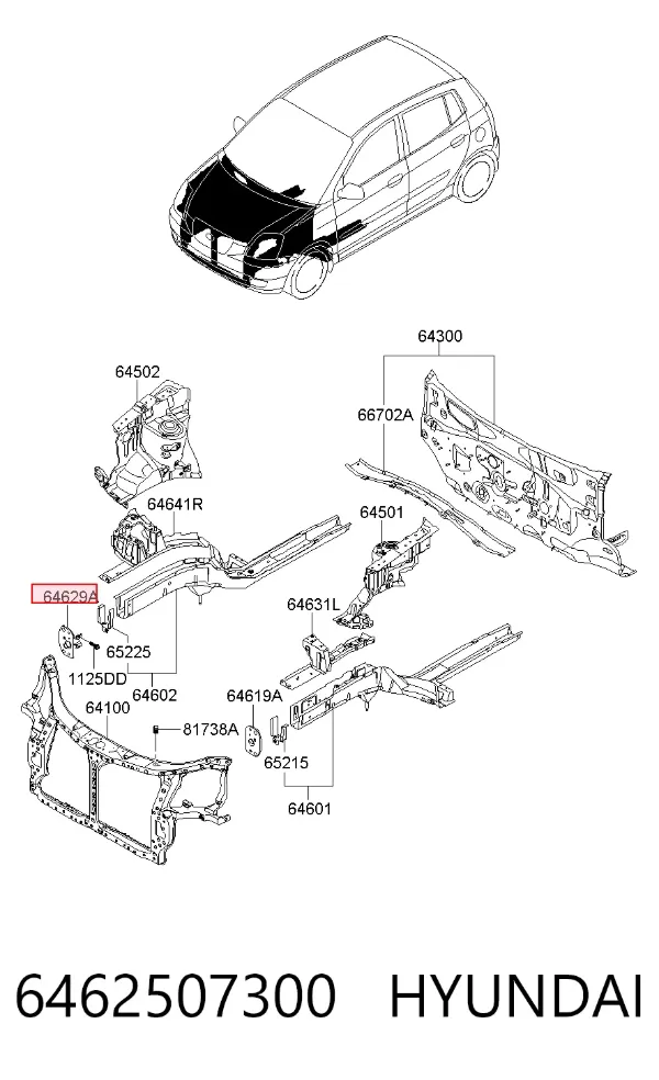  6462507300 Hyundai/Kia