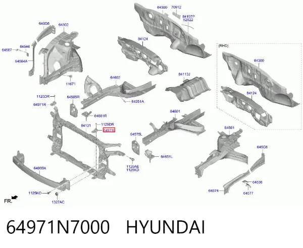 64971N7000 Hyundai/Kia
