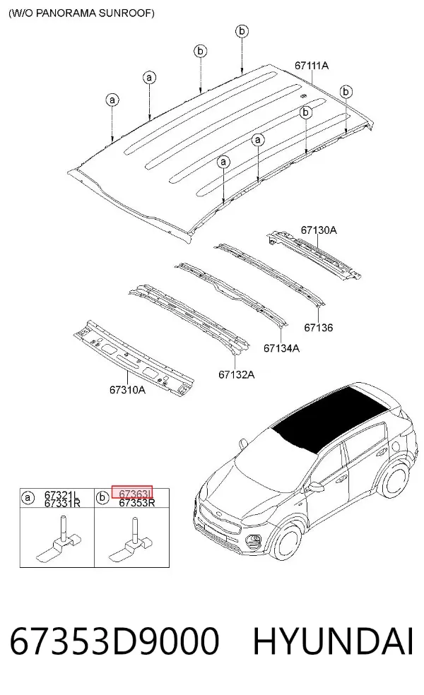  67353D9000 Hyundai/Kia