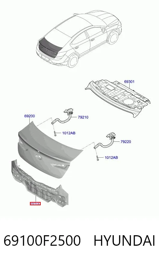  69100F2500 Hyundai/Kia