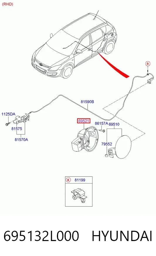  695132L000 Hyundai/Kia