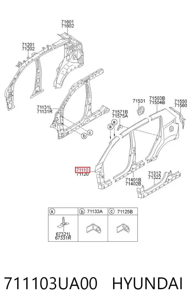  711103UA00 Hyundai/Kia