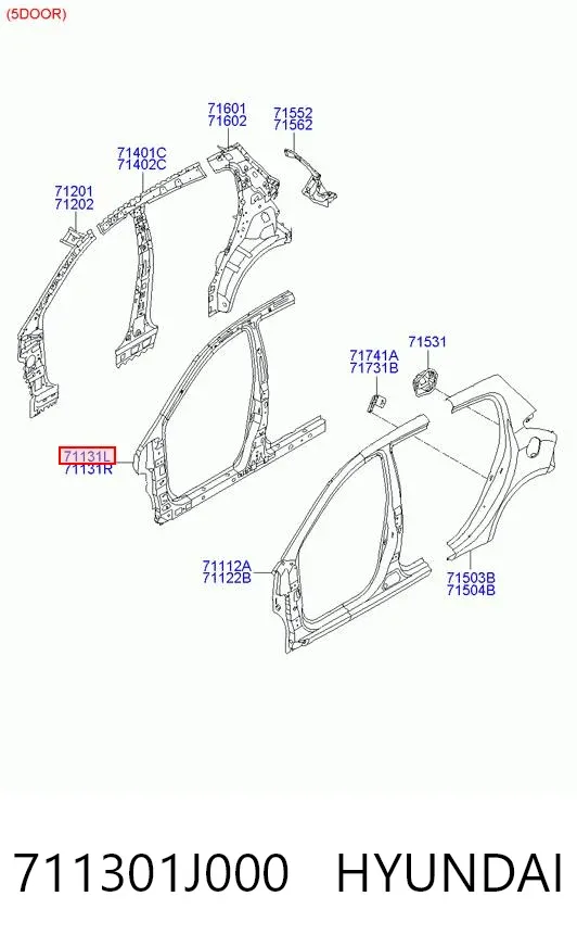  711301J000 Hyundai/Kia