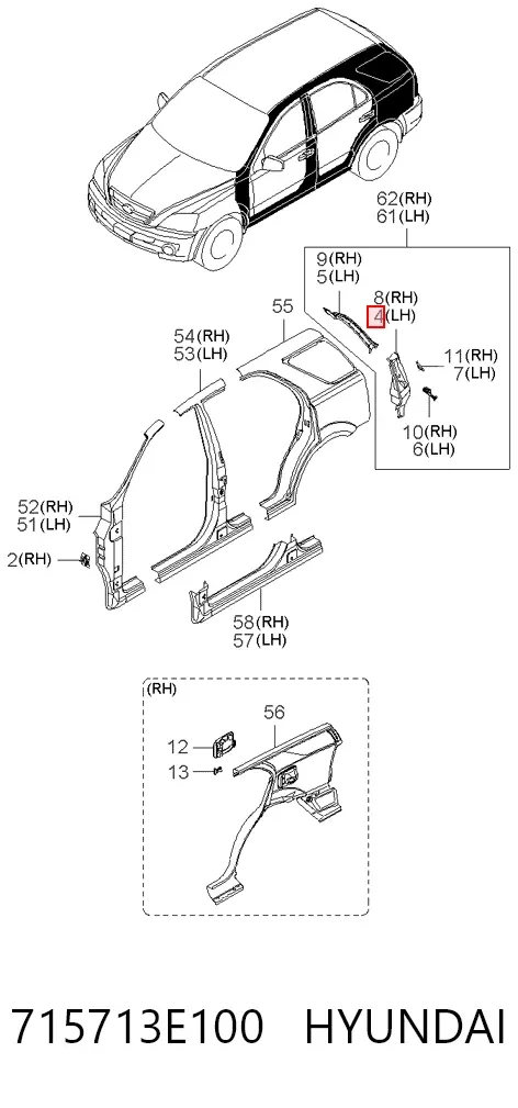  715713E100 Hyundai/Kia