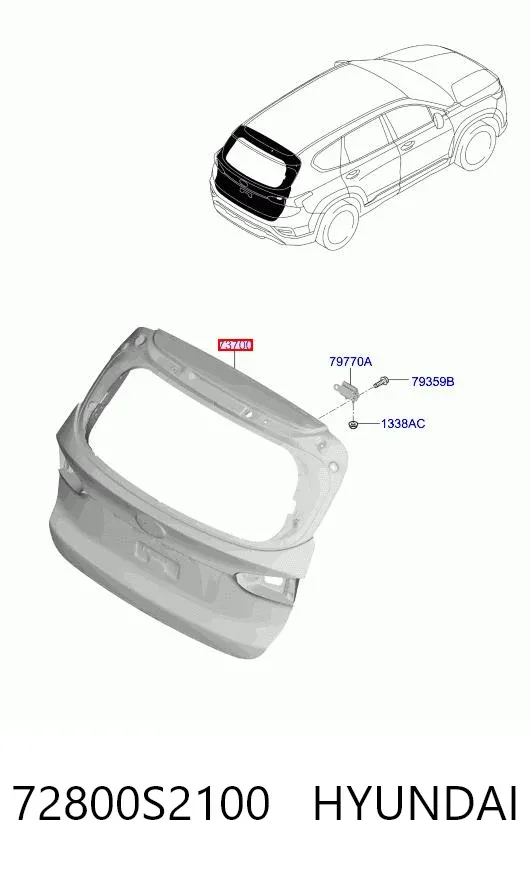 Ляда 72800S2100 Hyundai/Kia