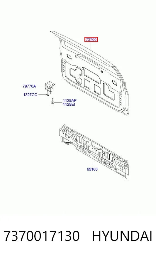 Ляда 7370017130 Hyundai/Kia