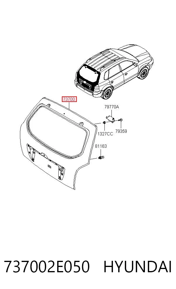 Ляда 737002E050 Hyundai/Kia
