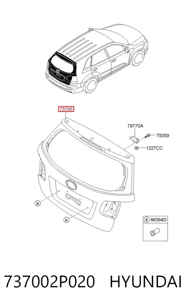 Ляда 737002P020 Hyundai/Kia