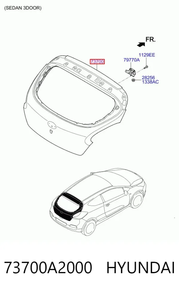 Ляда 73700A2000 Hyundai/Kia