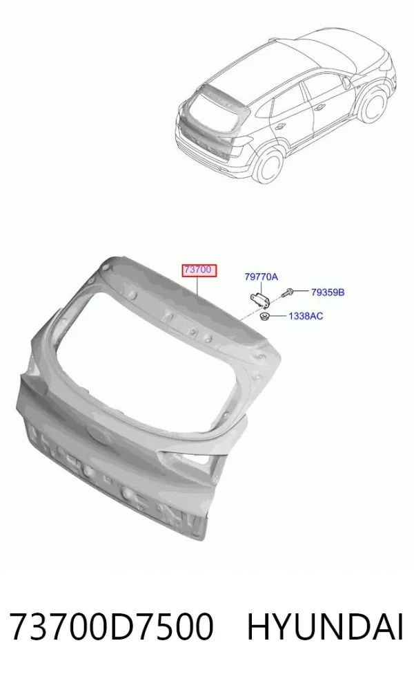 Ляда 73700D7500 Hyundai/Kia