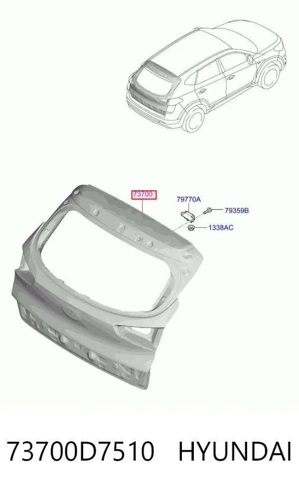 Ляда 73700D7510 Hyundai/Kia