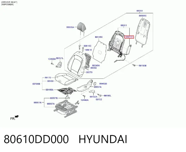  80610DD000 Hyundai/Kia