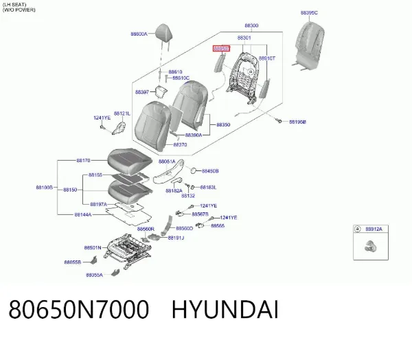  80650N7000 Hyundai/Kia