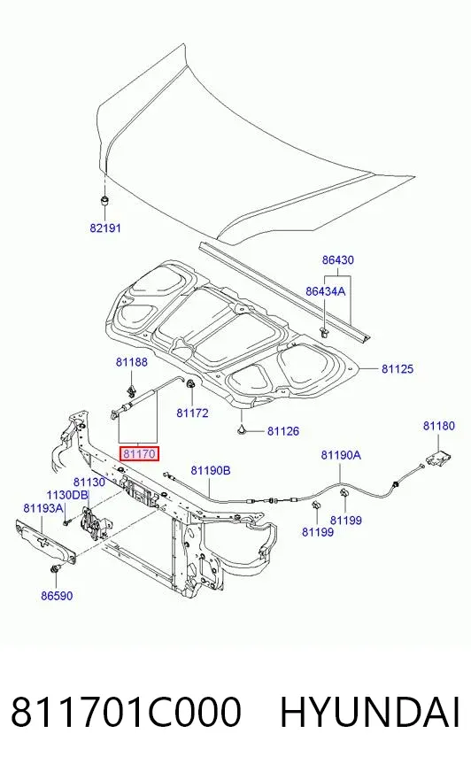  811701C000 Hyundai/Kia