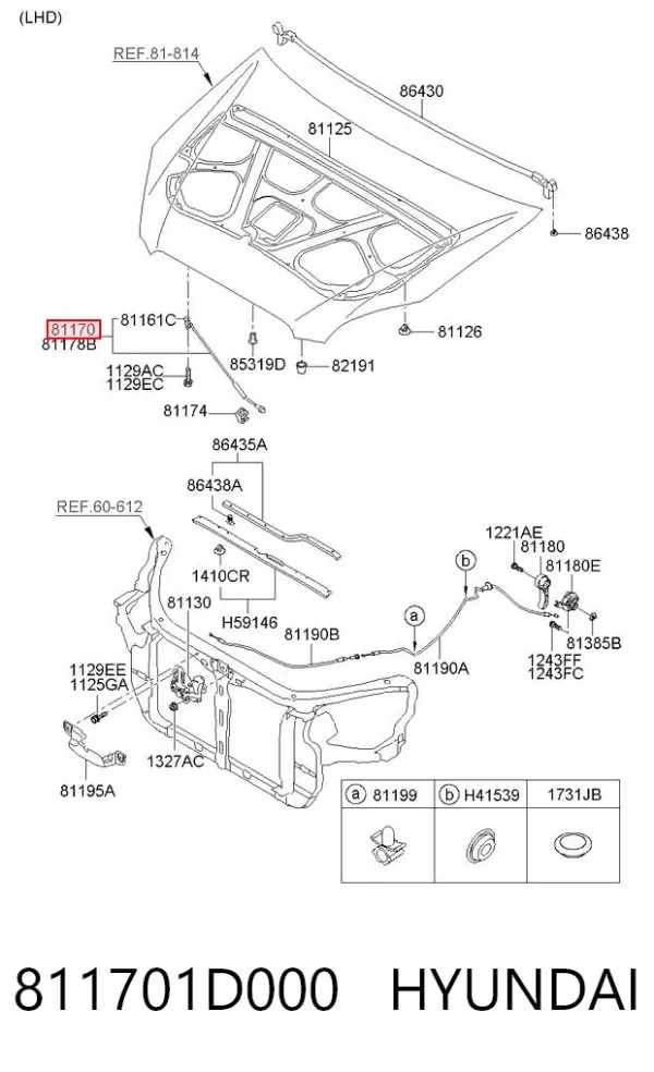  811701D000 Hyundai/Kia