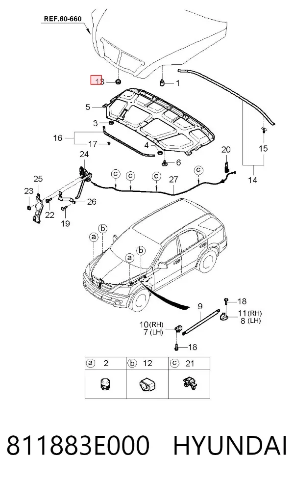  811883E000 Hyundai/Kia