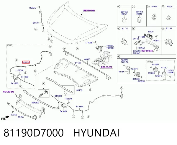  81190D7000 Hyundai/Kia