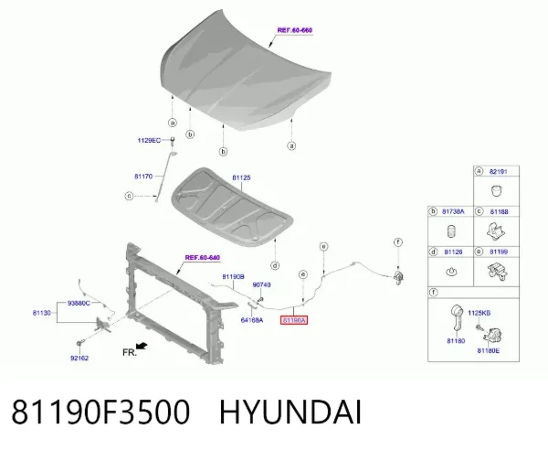  81190F3500 Hyundai/Kia