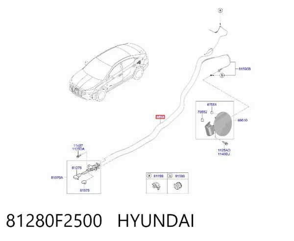  81280F2500 Hyundai/Kia