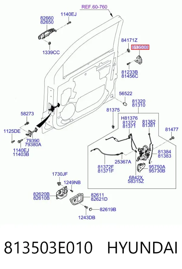  813503E010 Hyundai/Kia