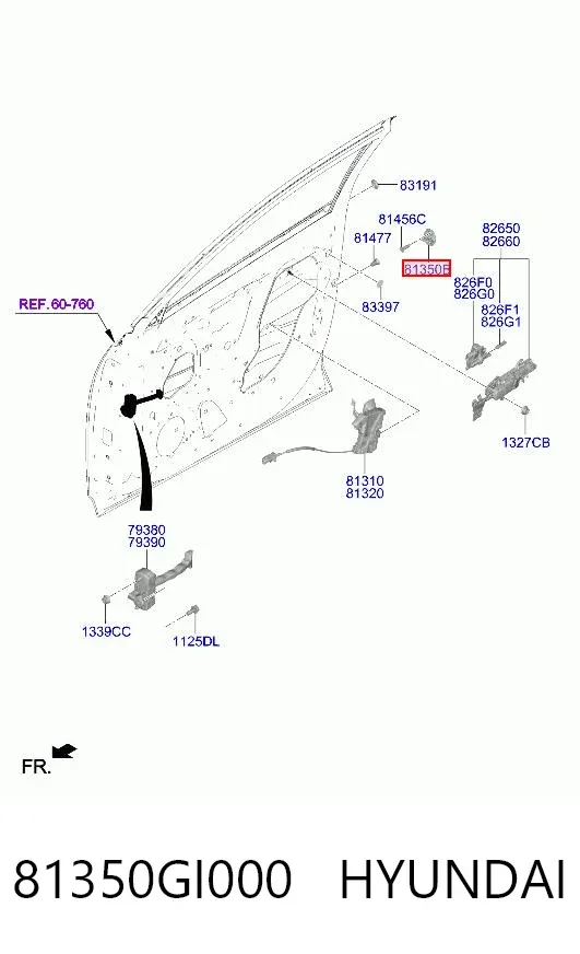  81350GI000 Hyundai/Kia