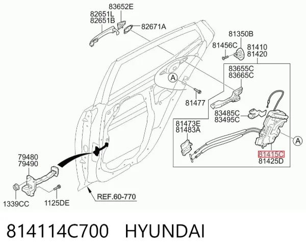  814114C700 Hyundai/Kia