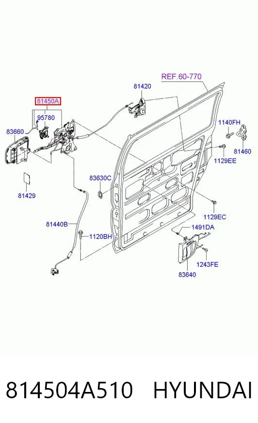 814504A510 Hyundai/Kia