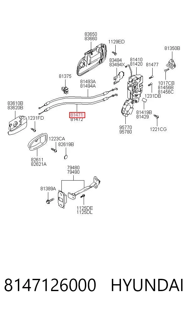  8147126000 Hyundai/Kia