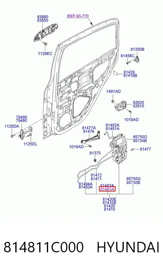  814811C000 Hyundai/Kia