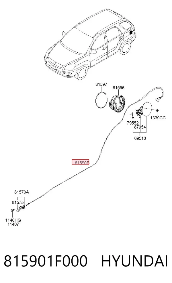  815901F000 Hyundai/Kia