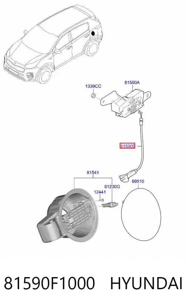  81590F1000 Hyundai/Kia