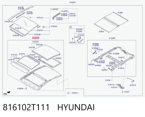  816102T111 Hyundai/Kia