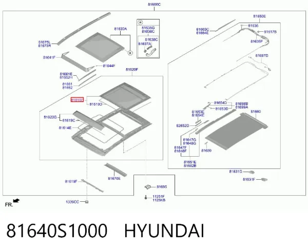  81640S1000 Hyundai/Kia