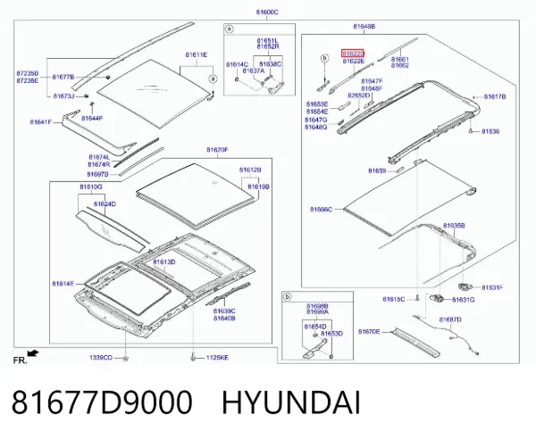  81677D9000 Hyundai/Kia
